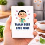 Fridge Magnet Kulkas Rectangle Kata Kata Lucu size 54 x 78 cm